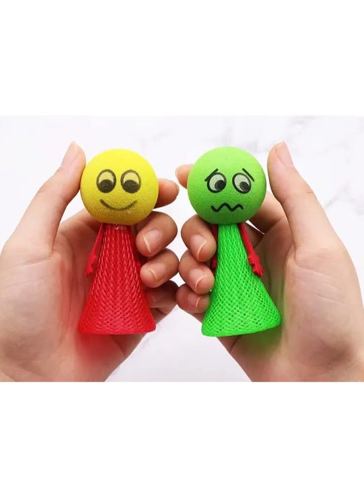 Ibecare Jumping Spring Toys Colorful for Kids Birthday party | Toy for Girls Boys Bouncy Ball for party favors Birthday Giveaways | Bulk Mini Toys Goody Bag - Image 3