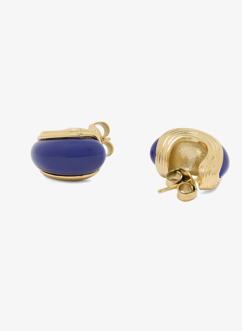 GUESS Logo 20Mm Polished Resin J Hoops - Image 2
