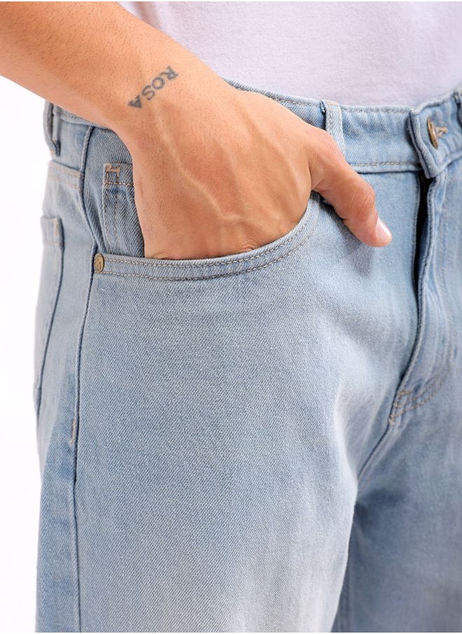 The Indian Garage Co Men Bootcut Loose Fit Solid Mid-Rise Jeans  - Image 5