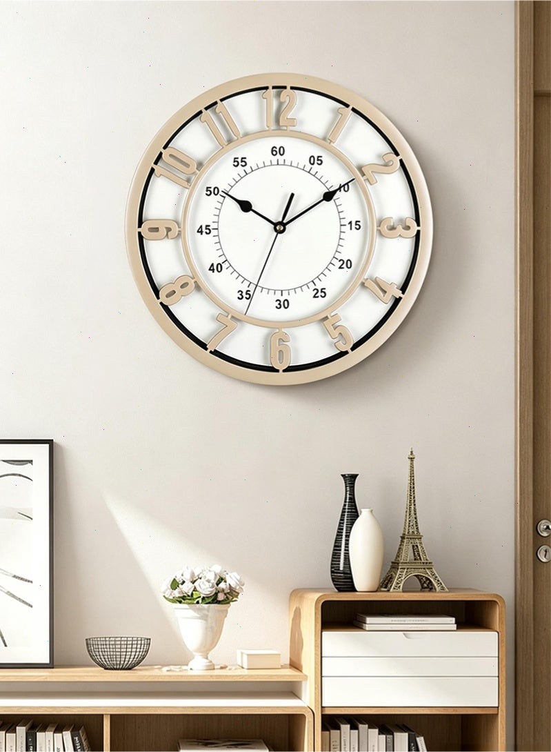 Topyich Silent Non-Ticking Wall Clock, Easy to Read Clock, for Home Office Classroom School, Energy Saving Battery Operated Clock - Image 1
