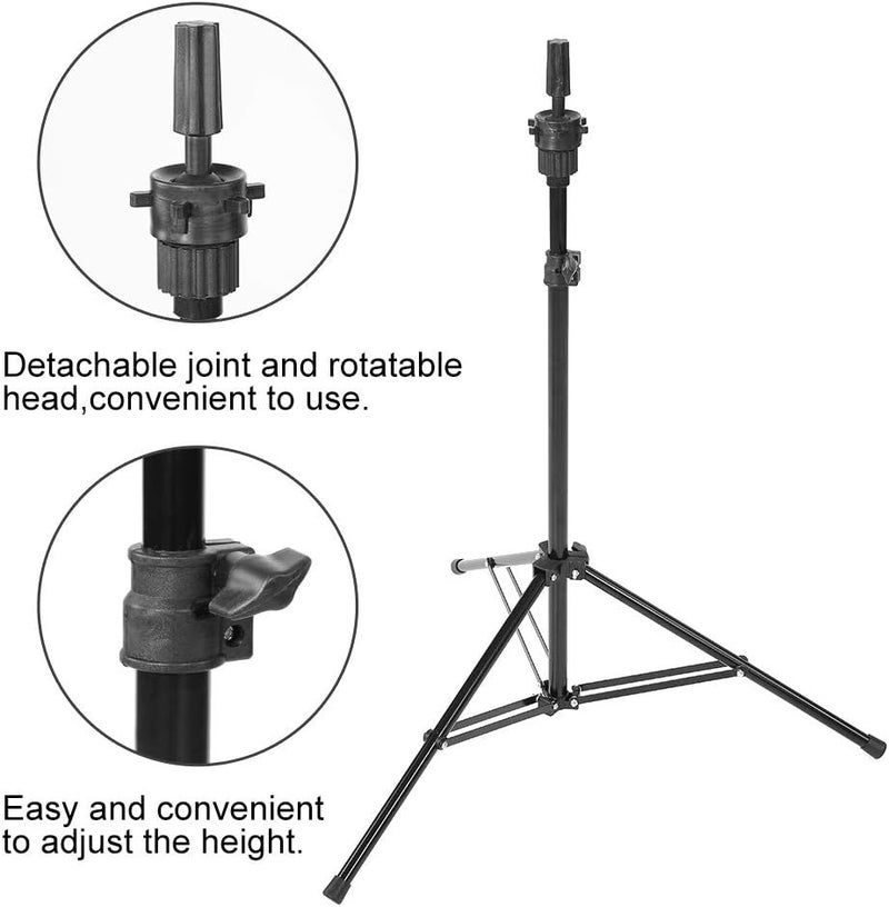 Salon Upgrade Wig Tr Stand, Mannequin Head Holder for Hairdressing ing, Height Rotatable Head with Carry , and Metal Tr for Cosmetology Practice - Image 3