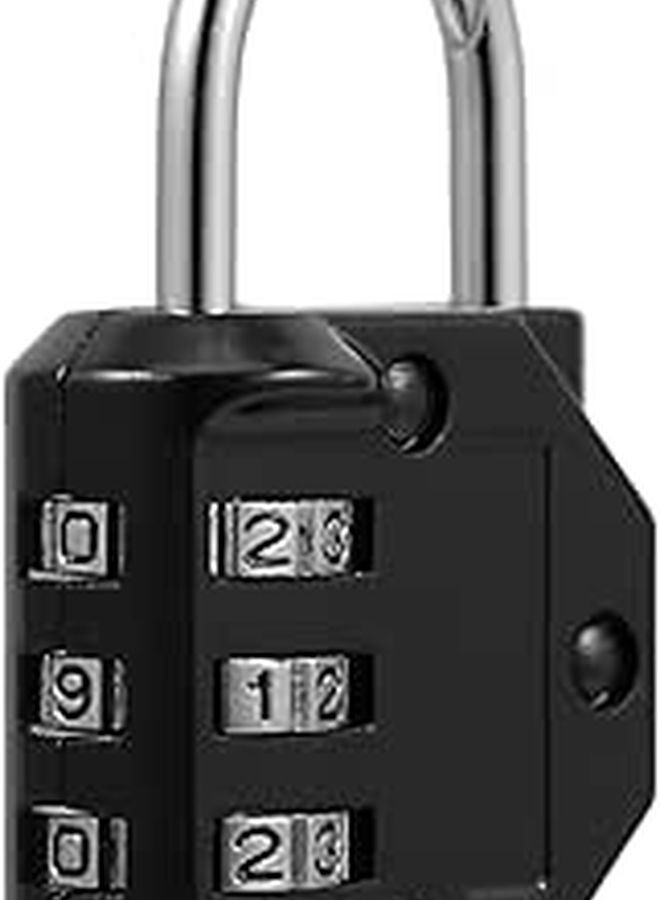 3 Digit Combination Padlock Weatherproof Portable Number Lock for Travel Luggage Gym Locker Outdoor Security - Image 1