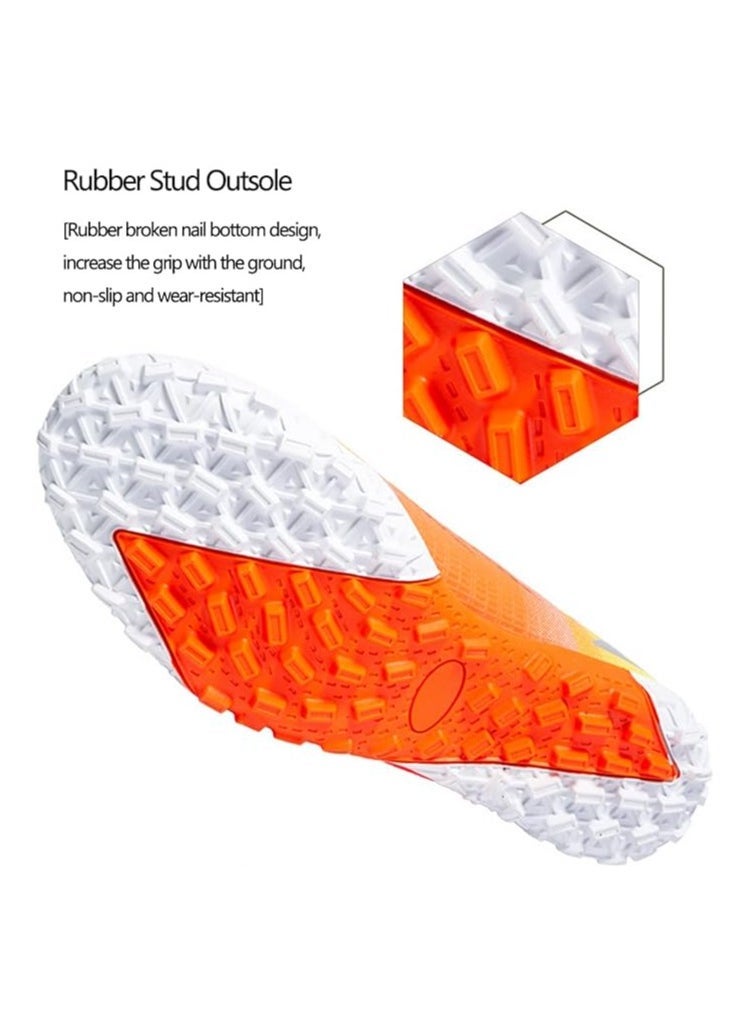 عام أحذية كرة القدم للرجال بدون شوك - نعل مطاطي مضاد للانزلاق - أحذية رياضية للشباب غير محددة الجنس - أحذية كرة القدم للأطفال الصبيان والبنات - Image 2