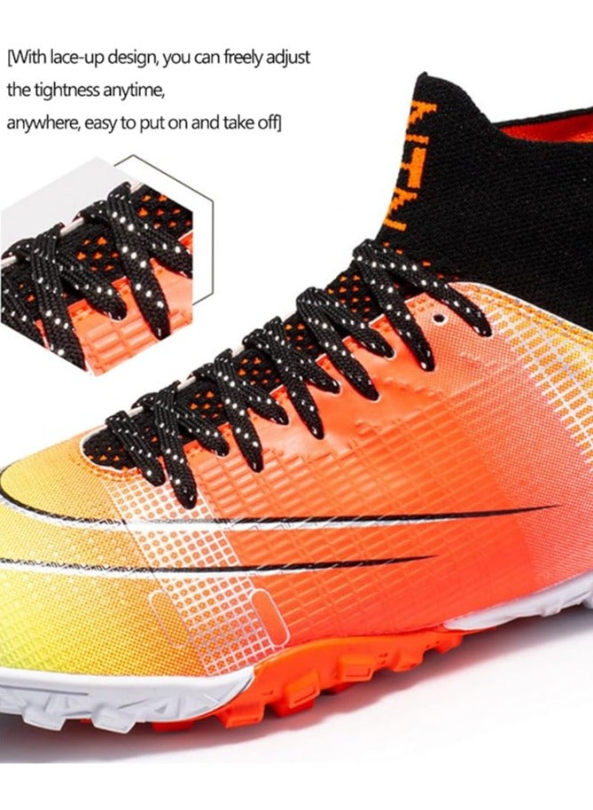 عام أحذية كرة القدم للرجال بدون شوك - نعل مطاطي مضاد للانزلاق - أحذية رياضية للشباب غير محددة الجنس - أحذية كرة القدم للأطفال الصبيان والبنات - Image 3
