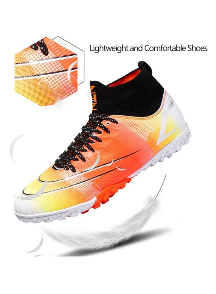 عام أحذية كرة القدم للرجال بدون شوك - نعل مطاطي مضاد للانزلاق - أحذية رياضية للشباب غير محددة الجنس - أحذية كرة القدم للأطفال الصبيان والبنات - Image 5