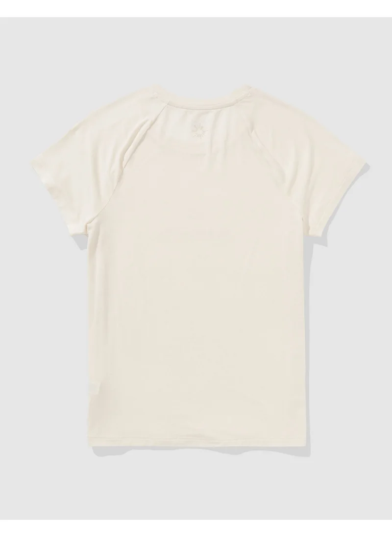 آري من امريكان ايجل OFFLINE by Aerie Thumbs Up Graphic T-Shirt
