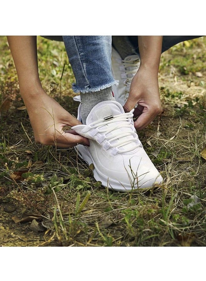 اتش واي مرونة لا التعادل الأربطة الأحذية للبالغين، الأطفال، كبار السن، ونظام مع الأربطة الأحذية مرنة (2 أزواج) - Image 4