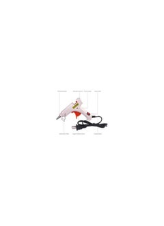 Generic Hot Melt Glue Gun With Silicone Glue Stick 20W White  - Image 2