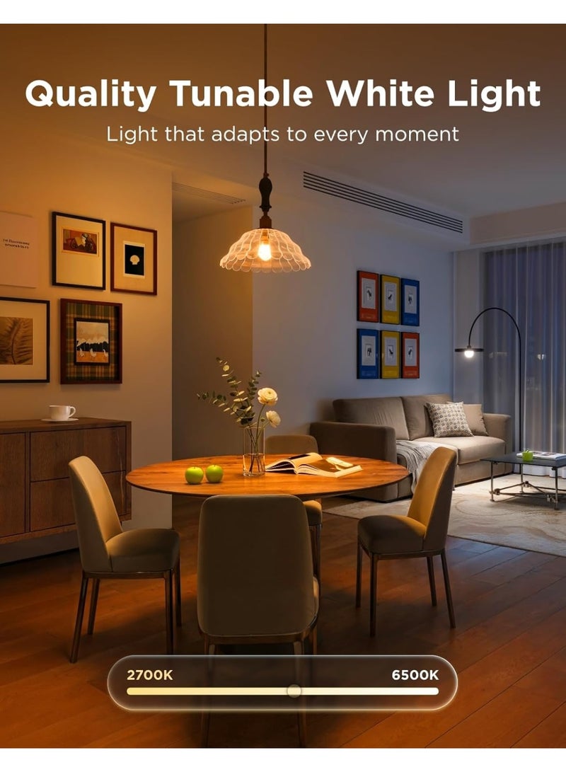 Govee Smart Light Bulbs, Color Changing Light Bulb, Works with Alexa and Google Assistant, 16 Million Colors RGBWW, WiFi & Bluetooth LED Light Bulbs, Music Sync, A19, 800 Lumens, 1 Pack - Image 4