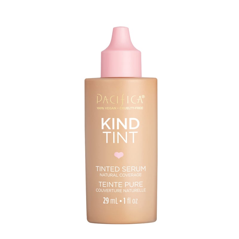 Pacifica Tinted Moisturizer  Kind Tint Serum Lightweight Hydrating Foundation with Vegan Collagen  Hyaluronic Acid for Dewy Glow Buildable Coverage Vegan 1 fl oz Shade 17