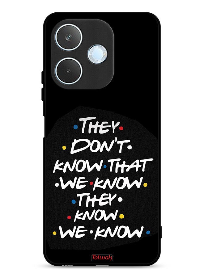 Tolwak Oppo A5 Pro Protective Case Cover They Dont Know What We Know They Know We Know - Image 1