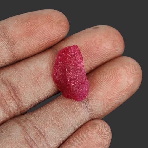 REAL-GEMS Genuine Natural Ruby Rough Stone 10.00 Ct Certified Uncut Ruby Red Ruby Healing Crystal Loose Gemstone - Image 4