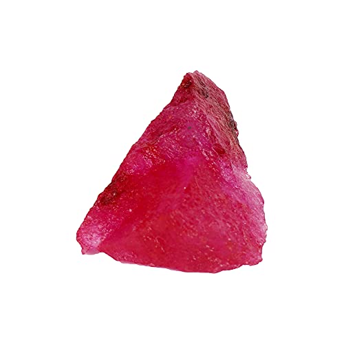 REAL-GEMS Genuine Natural Ruby Rough Stone 10.00 Ct Certified Uncut Ruby Red Ruby Healing Crystal Loose Gemstone - Image 1
