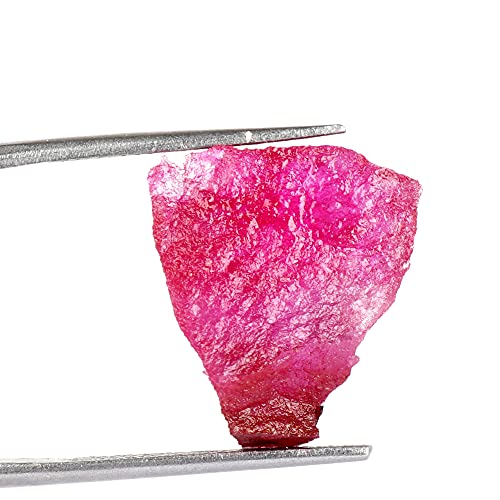 REAL-GEMS Genuine Natural Ruby Rough Stone 10.00 Ct Certified Uncut Ruby Red Ruby Healing Crystal Loose Gemstone - Image 3