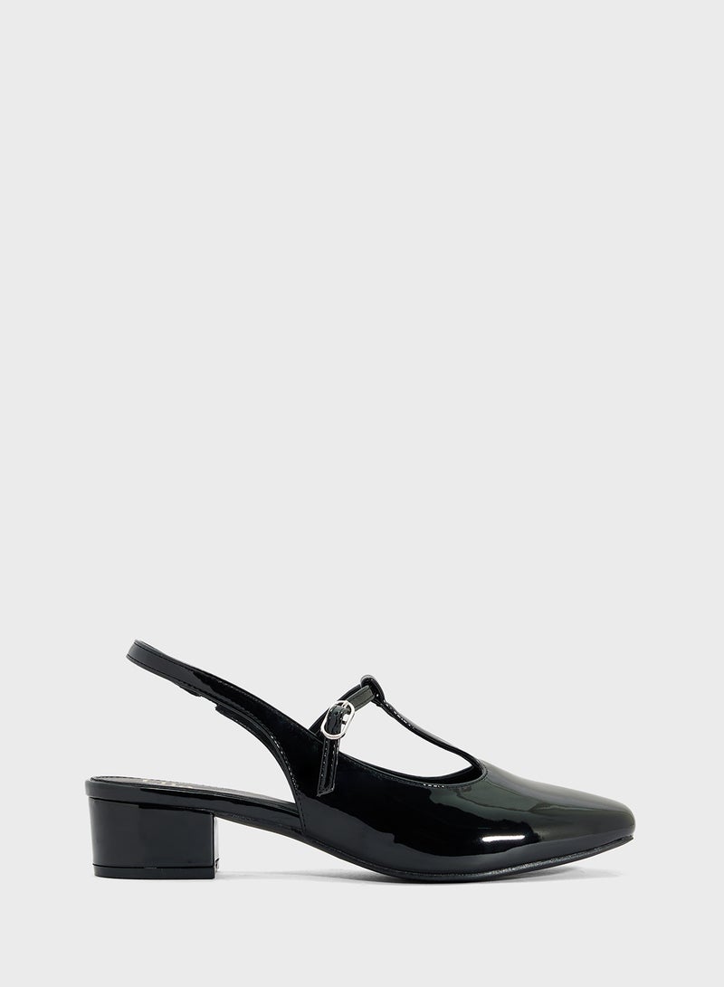ELLA Block Heeled Pump  - Image 1
