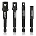 Neiko Neiko NEIKO 00244A Impact Socket Adapter and Magnetic Bit Holder Set | 4-Piece Set | 1/4-Inch Hex Shank with 1/4, 3/8,  - Image 2