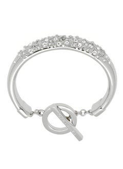 Karen Millen Encrusted Hoop & T-Bar Bangle  - Image 2