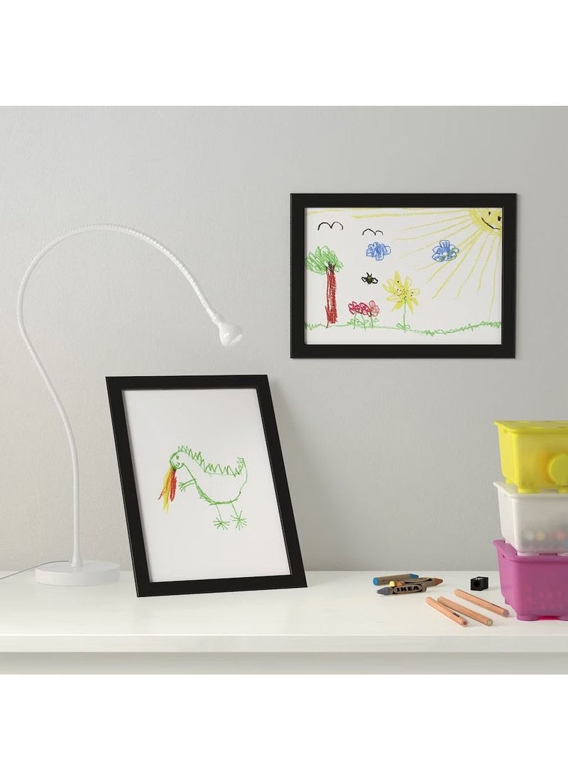 FISKBO - Black photo frame 21x30 cm - Image 1