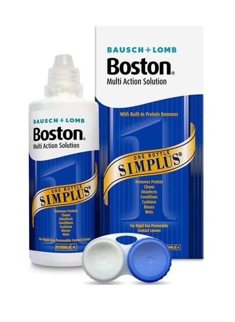 Bausch + Lomb Simplus Multi-Action Contact Lens Solution 120ml With Lens Case
