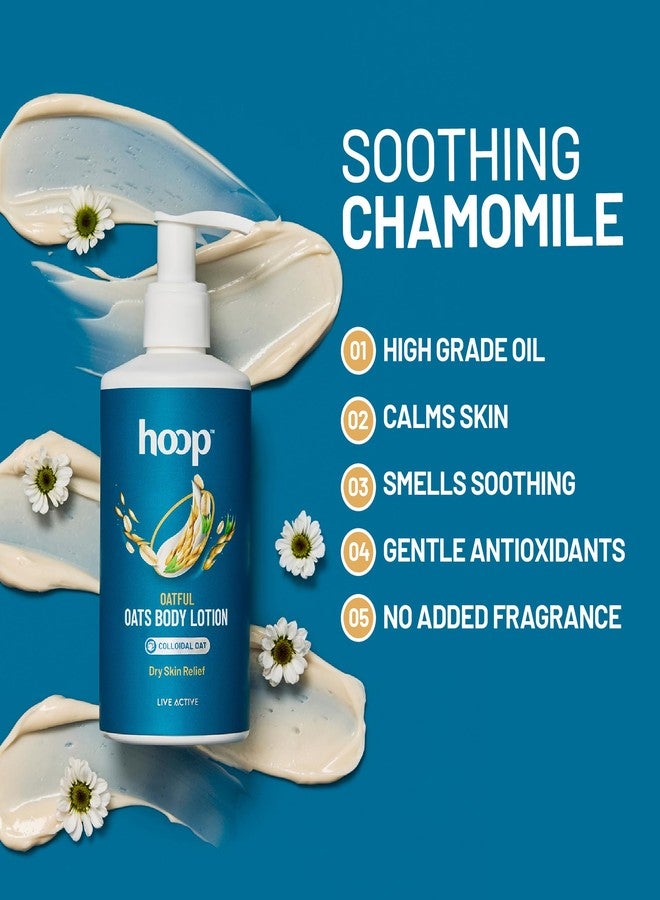 hoop Oats Body Lotion | Oatmeal Body Lotion for Dry Skin Women & Men | Helps Itchy, Very Dry or Sensitive Skin | Chamomile Oil, Non Sticky Body Moisturizer with Colloidal Oat | 250 ml (250 ml) - Image 5