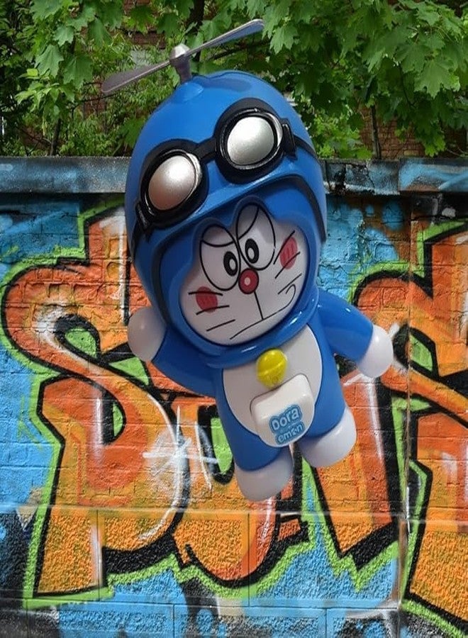 NETZILLA Doraemon Face Changing Toy Keychain With Working Copter- 3 Expressions 3D Cartoon Character| Mood Swing Toy Key Holder, Unisex Keychain for Bags, Cars & Gifts for Kids & Adults - Image 3