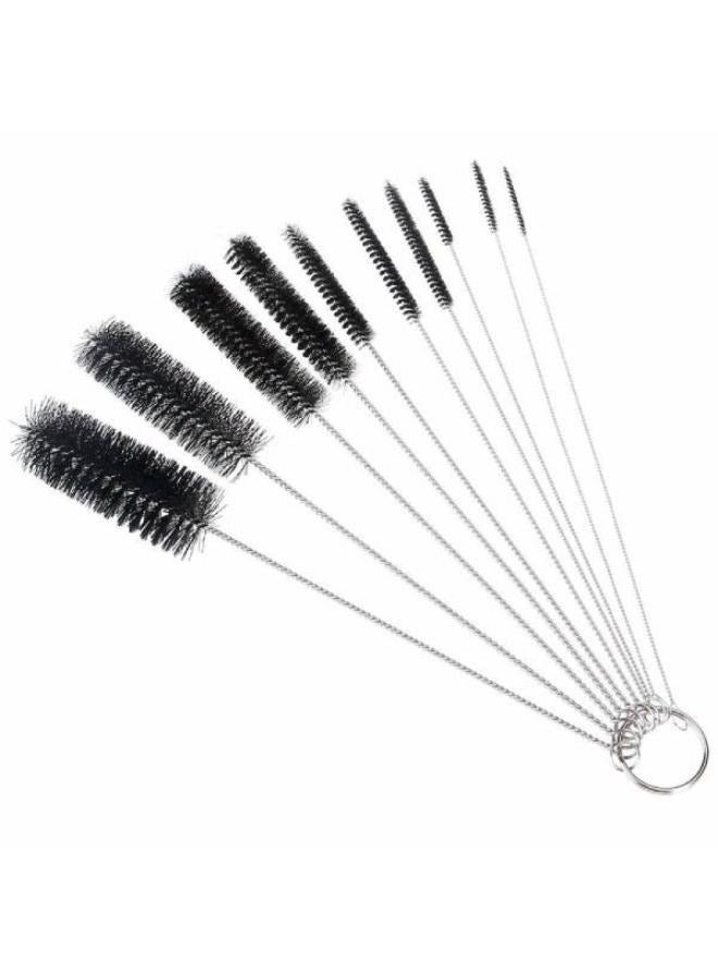 B&K Nylon Tube Brush Set Cleaning Brush Set 10Pcs - Image 1