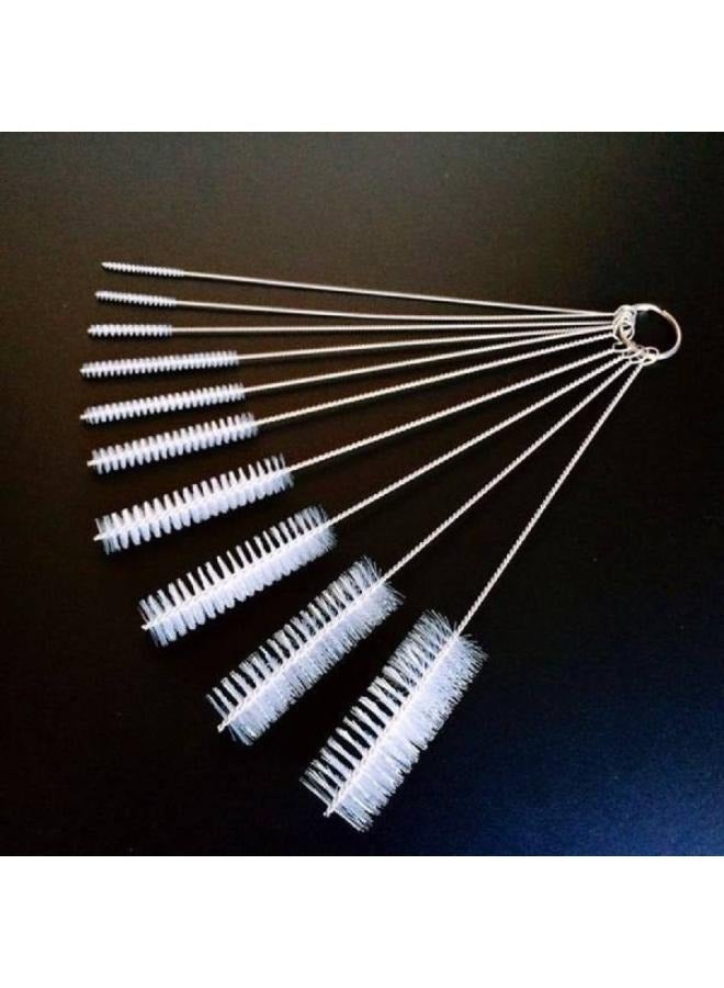 B&K Nylon Tube Brush Set Cleaning Brush Set 10Pcs - Image 2