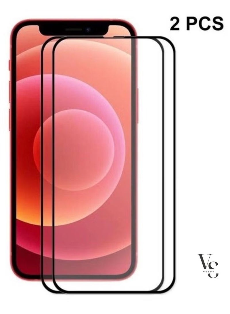 vesus 2 Pieces 9H 2.5D Screen Protector Tempered Glass For iPhone 13/13 Pro Clear - Image 1