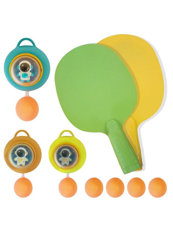 Wembley Hanging Table Tennis Trainer Ping Pong Ball Self Training and Workout Indoor Gaming Set for Adults and 5-8 Years Kids - Multicolor, 2 Player - Image 1