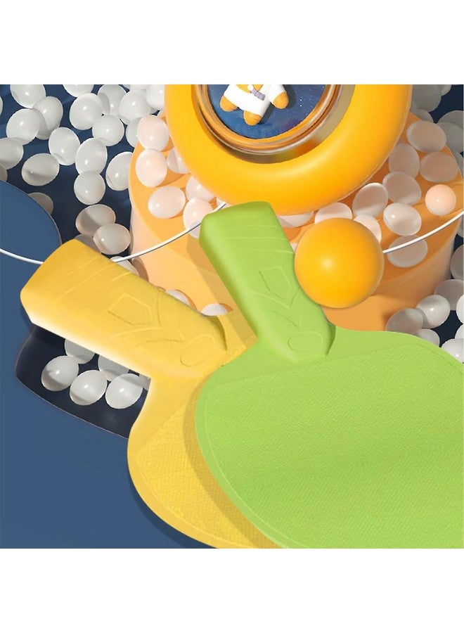 Wembley Hanging Table Tennis Trainer Ping Pong Ball Self Training and Workout Indoor Gaming Set for Adults and 5-8 Years Kids - Multicolor, 2 Player - Image 4
