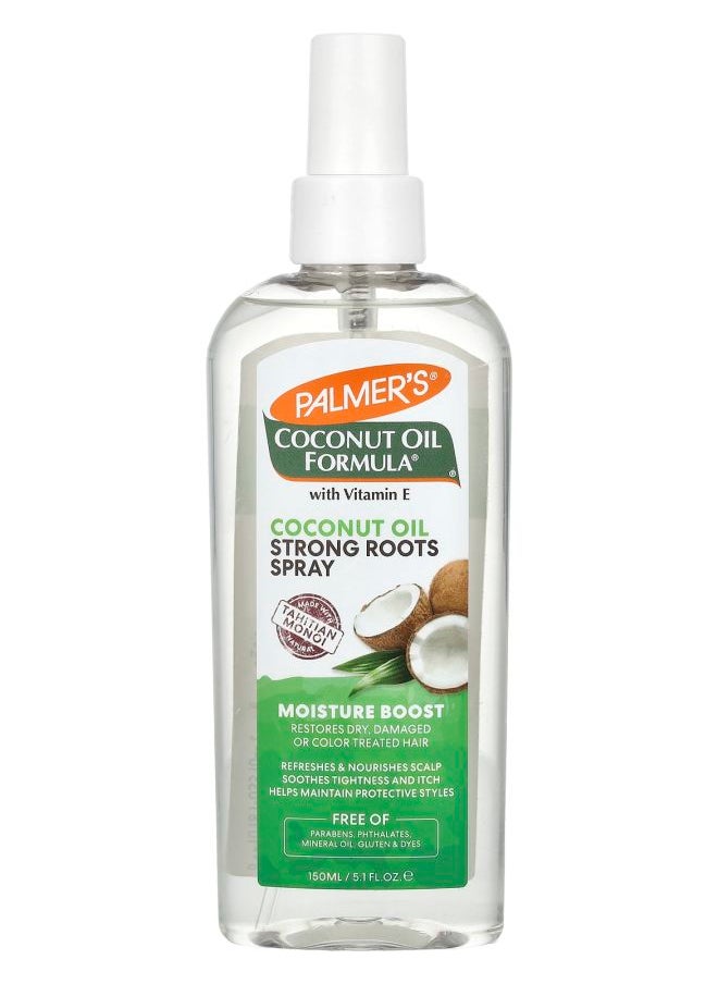 PALMER'S - Coconut Oil Formula® with Vitamin E Strong Roots Spray Moisture Boost 5.1 fl oz (150 ml) - Image 1