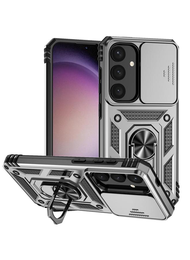 S-TOP Case For Samsung Galaxy S24 5G Sliding Camshield Holder Phone Case - Image 1