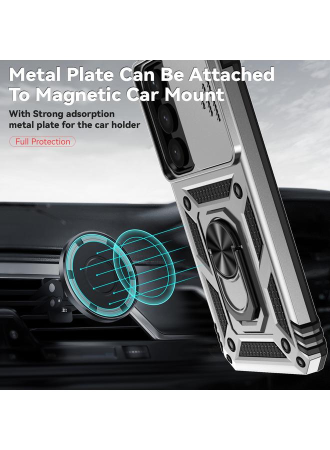 S-TOP Case For Samsung Galaxy S24 5G Sliding Camshield Holder Phone Case - Image 3