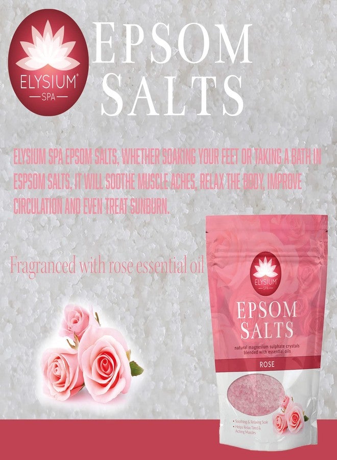 Elysium Spa Rose Epsom Bath Salts 450g - Image 2