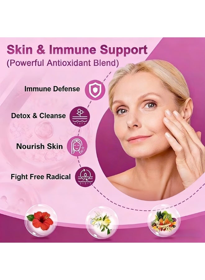 Probiotics Women's Probiotic Supplement with 100 Billion CFU + 31 Strains, Blended with D-Mannose, Cranberry & Digestive Enzymes, Dual Protection for Digestion and Intimate Health, 90 Capsules - Image 2