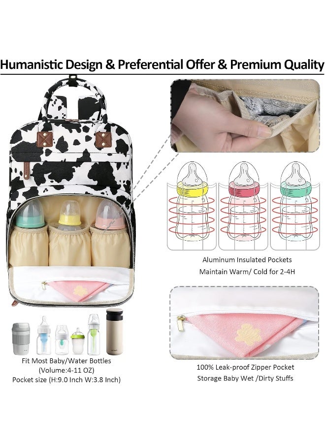 Tenot Large Capacity Baby Diaper Bag Backpack with Insulated Pockets - Image 2