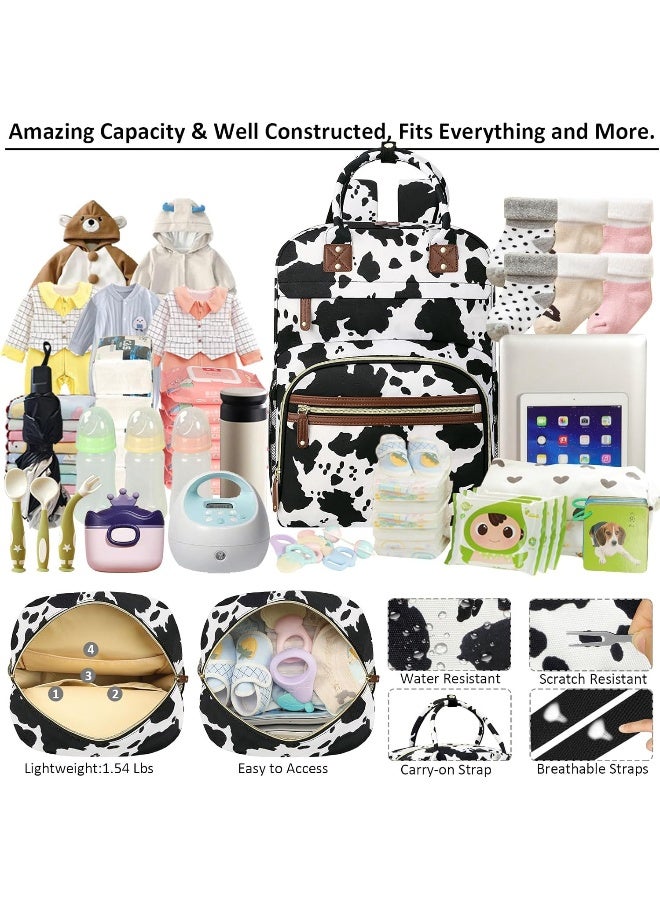 Tenot Large Capacity Baby Diaper Bag Backpack with Insulated Pockets - Image 3