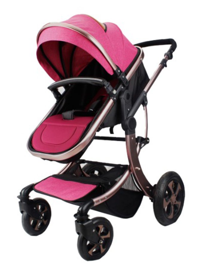 kiddoz - Baby Single Stroller - Rose - Image 1