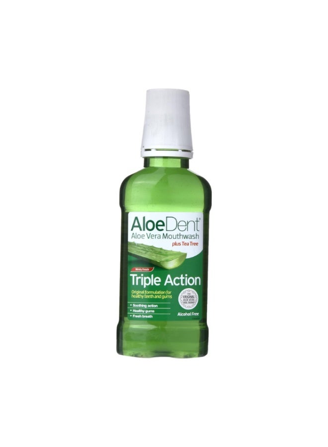 AloeDent Aloe Vera & Tea Tree Mouthwash 250 ml