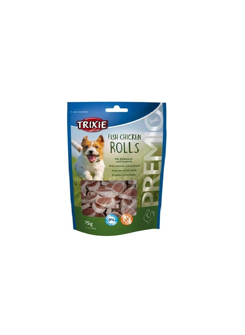 تريكسي بريميو فيش تشيكن رولز للكلاب - Image 1