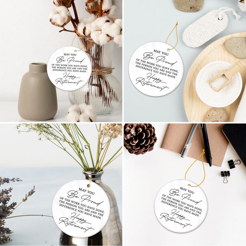 HEXMOZ هدايا تقاعد Hexmoz للمرأة - الهدايا المتقاعدة التقدير هدايا للنساء زميل العمل في العمل ممرضة المعلم - ديكور التقاعد سعيد - Image 4