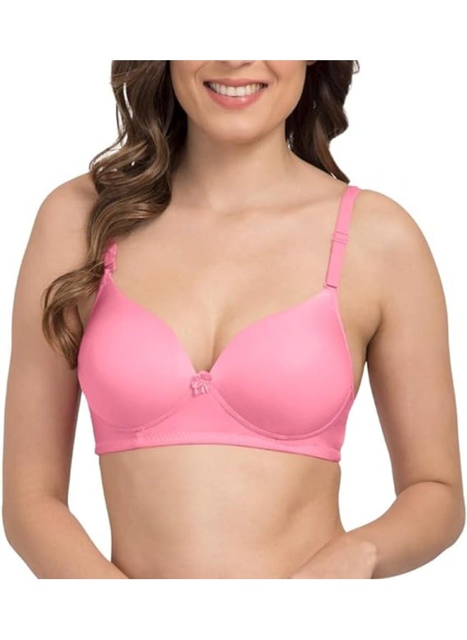Love Bell - Love Bell Women's Push Up Bra Everyday Padded Bra Lift bras for ladies Seamless T-shirt Bra - Image 1