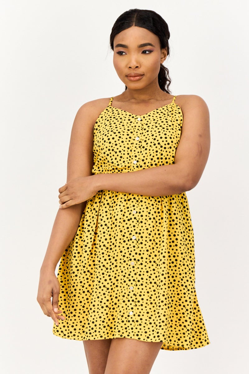 ONLY Women Polka Dots Mini Dress, Multicolor  - Image 1