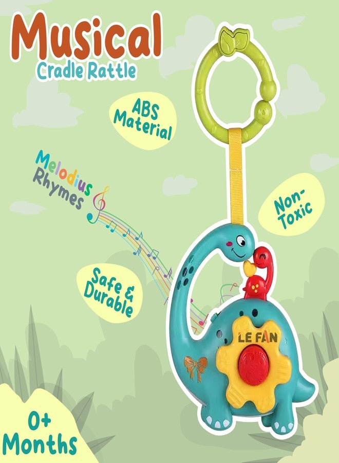 Lefan Rattles for Kids Rattle for Babies, Baby Rattles for 6 to 12 Month, Sound Toys for Babies, Early Development Toys for Infants [Teether & Cradle Rattle] - Image 3