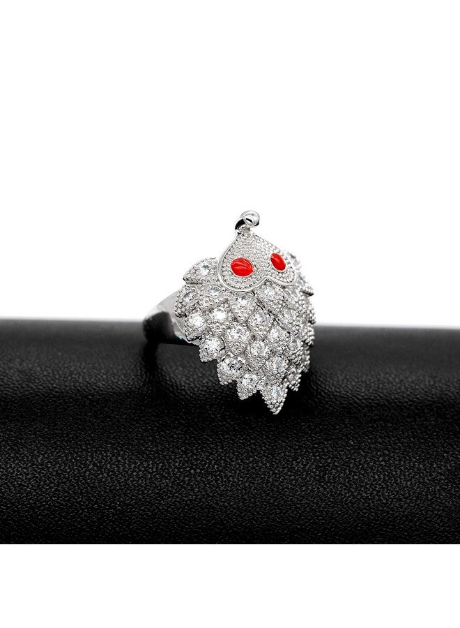 Uloveido Fashion Cubi Ziconia Animal Hedgehog Ring Wedding Accessories Party Prom Anniversary Rings For Women Wife (Size 8) Y347 - Image 4