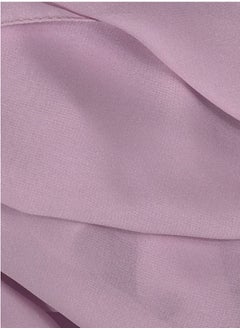 Perfectory PERFECTORY Women Lightweight Solid Chiffon Hijab Shawl Soft Premium Abaya Shawl Wrap Scarves, Long Bridal Hijab Scarf- Lavender Blush  - Image 2