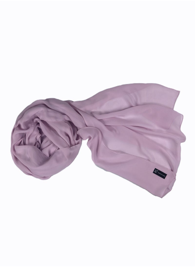 Perfectory PERFECTORY Women Lightweight Solid Chiffon Hijab Shawl Soft Premium Abaya Shawl Wrap Scarves, Long Bridal Hijab Scarf- Lavender Blush  - Image 1