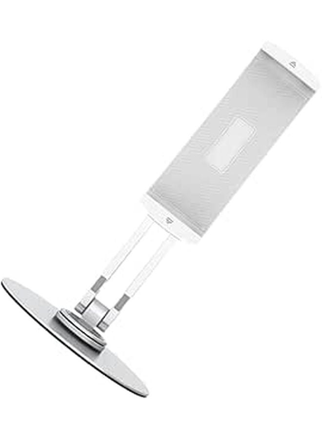 Aluminum Alloy Adjustable Tablet Holder Foldable Portable Stand Compatible with T650 Clamp Silver - Image 1