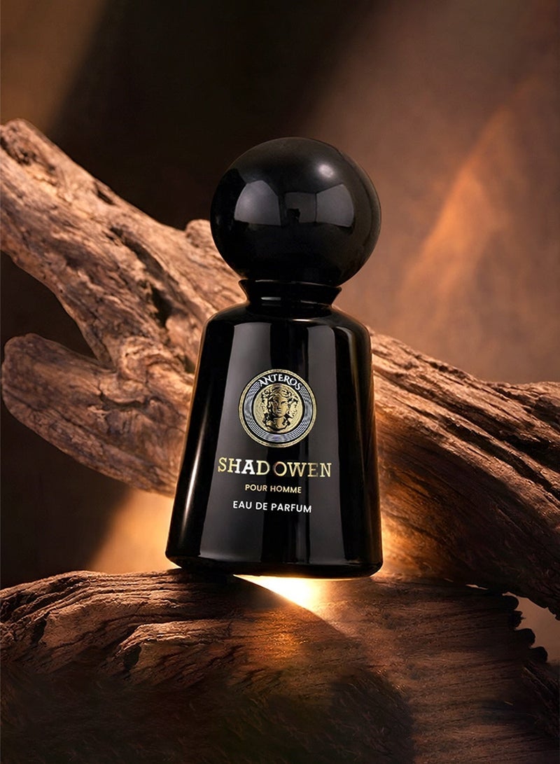 أنتروس أنترس شادوِن EDP للرجال 100 مل – عطر فاخر طويل الثبات برائحة خشبية حارة مع العنبر والمسك – أو دو برفيوم مميز للرجال - Image 3