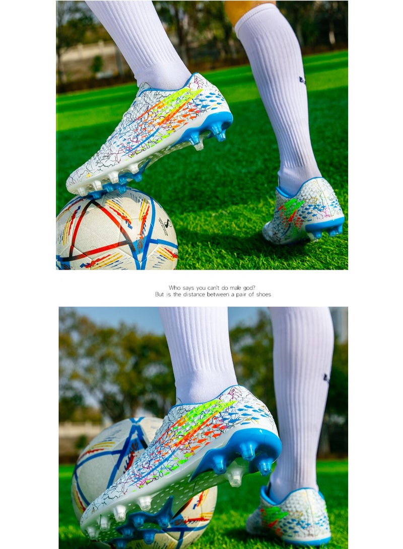 SKT Shiketro Men's soccer cleats for outdoor indoor professional youth boys soccer cleats unisex soccer cleats. - Image 2